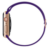Apple Watch Siliconen Stretch Bandje - Paars