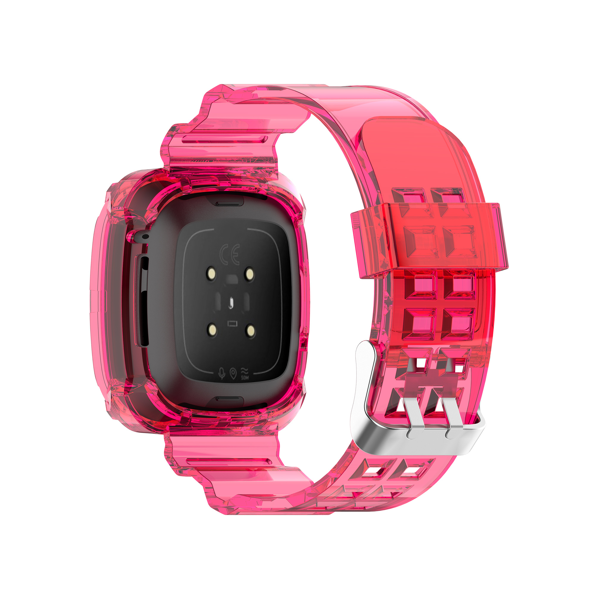 Fitbit Versa 4 / 3 / Sense Lucent Bandje - Roze