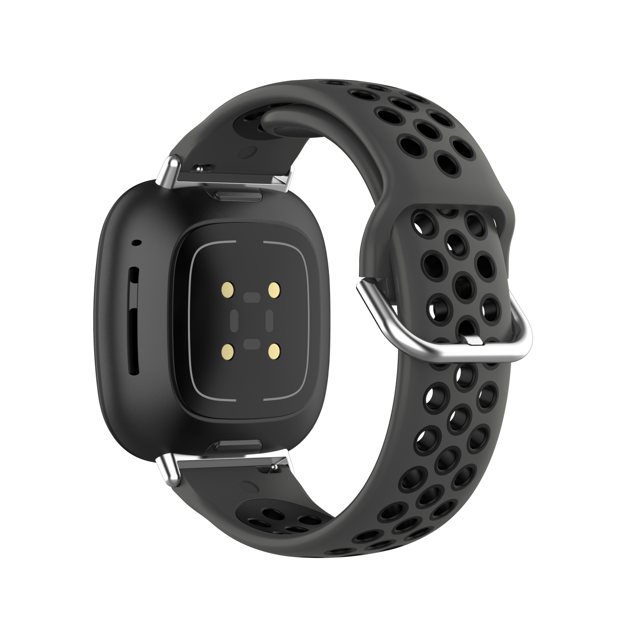 Fitbit Versa 3 / Sense Sport Air Bandje - Zwart