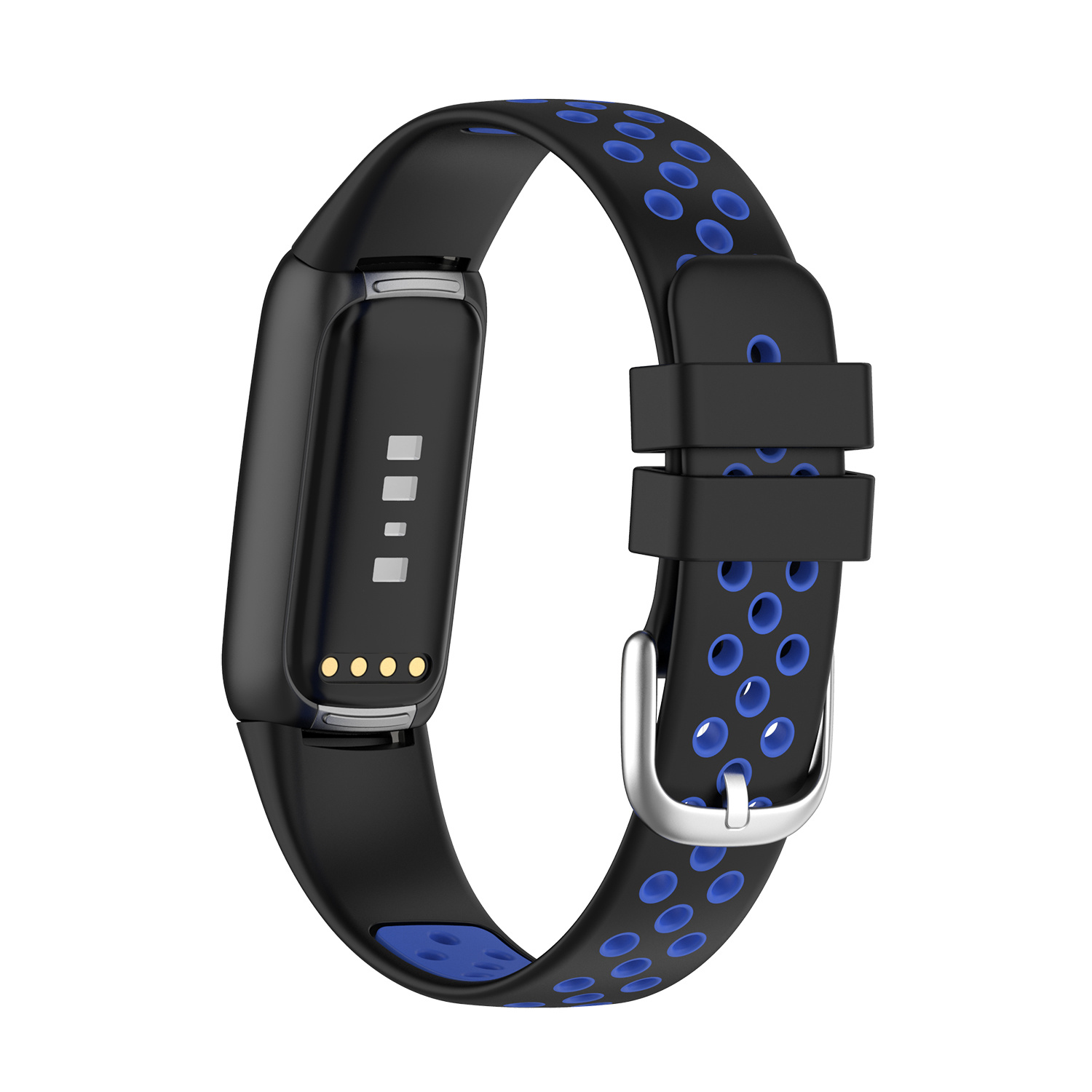Fitbit Luxe Sport Air Bandje - Zwart / Blauw