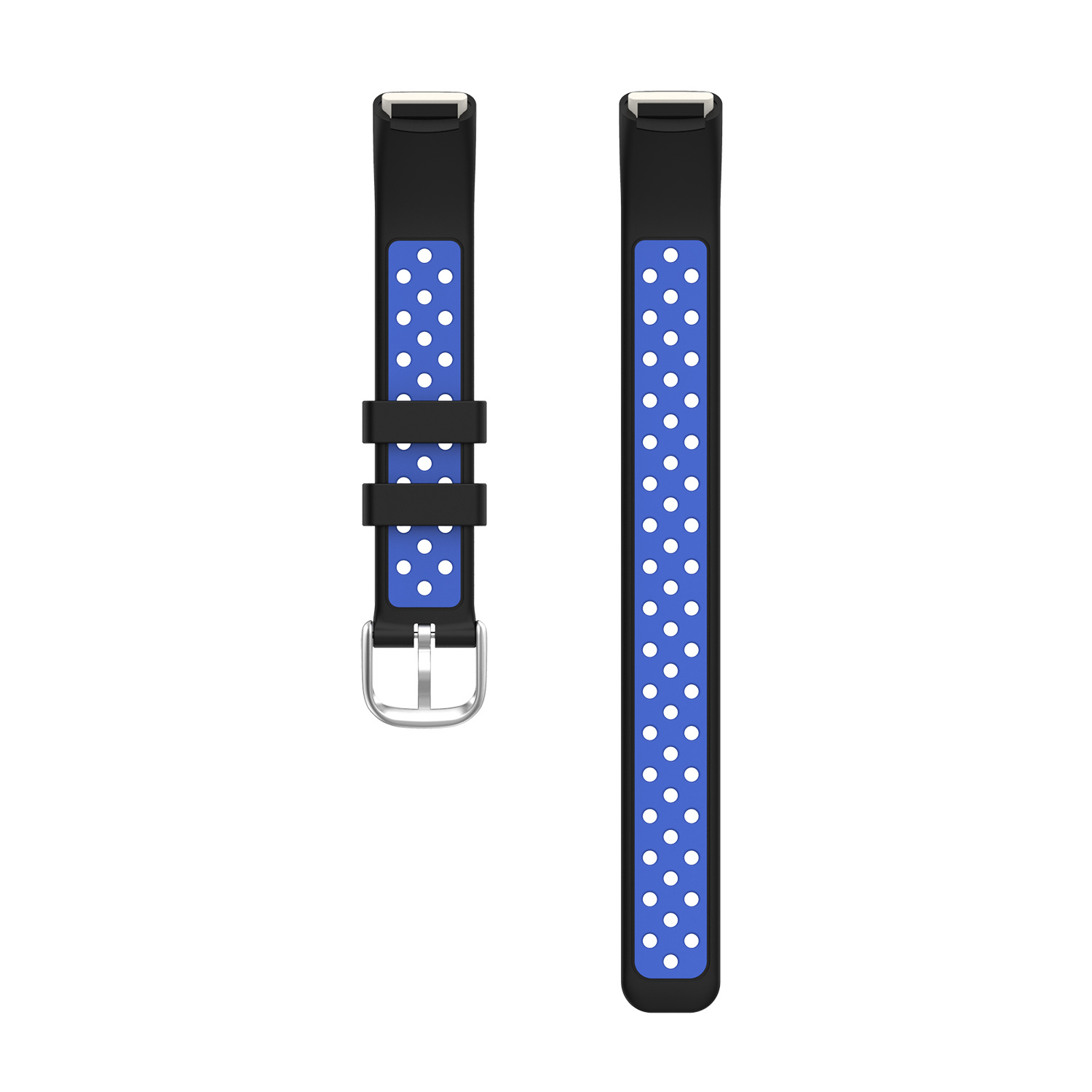 Fitbit Luxe Sport Air Bandje - Zwart / Blauw