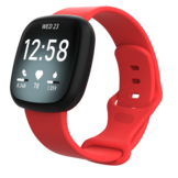 Fitbit Versa 4 / 3 / Sense Classic Bandje - Rood