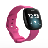 Fitbit Versa 4 / 3 / Sense Classic Bandje - Felroze
