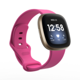 Fitbit Versa 4 / 3 / Sense Classic Bandje - Felroze