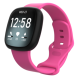 Fitbit Versa 4 / 3 / Sense Classic Bandje - Felroze
