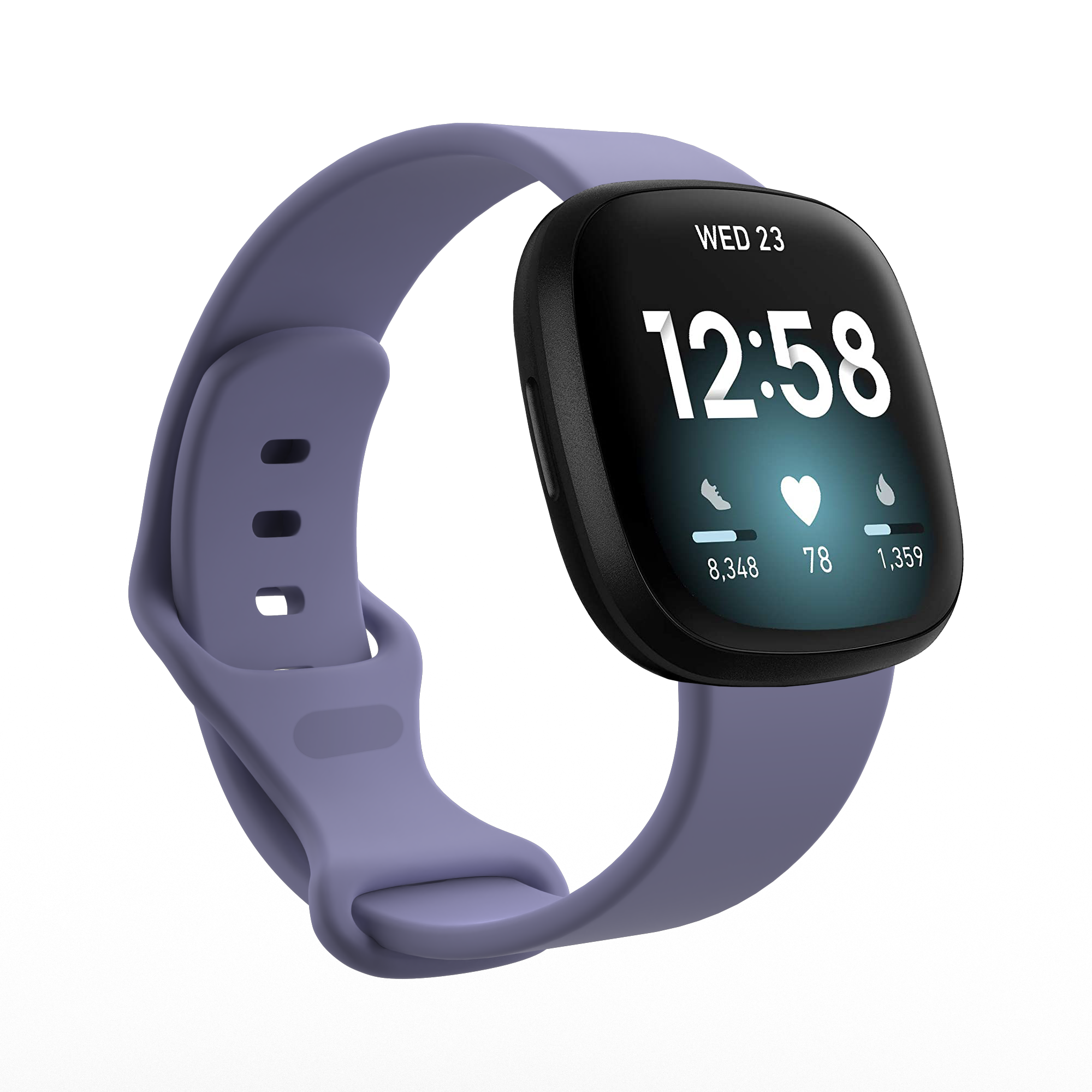 Fitbit Versa 4 / 3 / Sense Classic Bandje - Lila