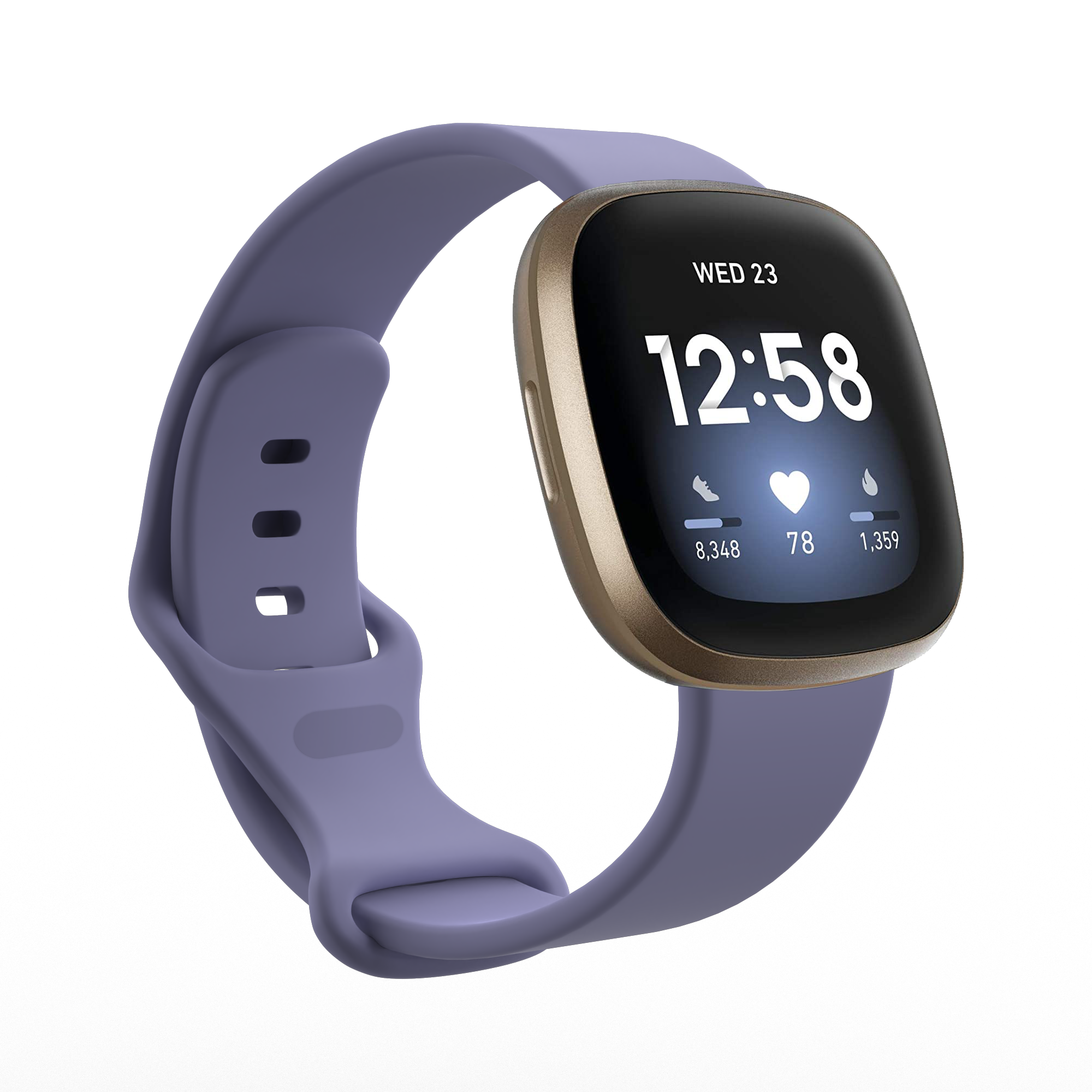 Fitbit Versa 4 / 3 / Sense Classic Bandje - Lila