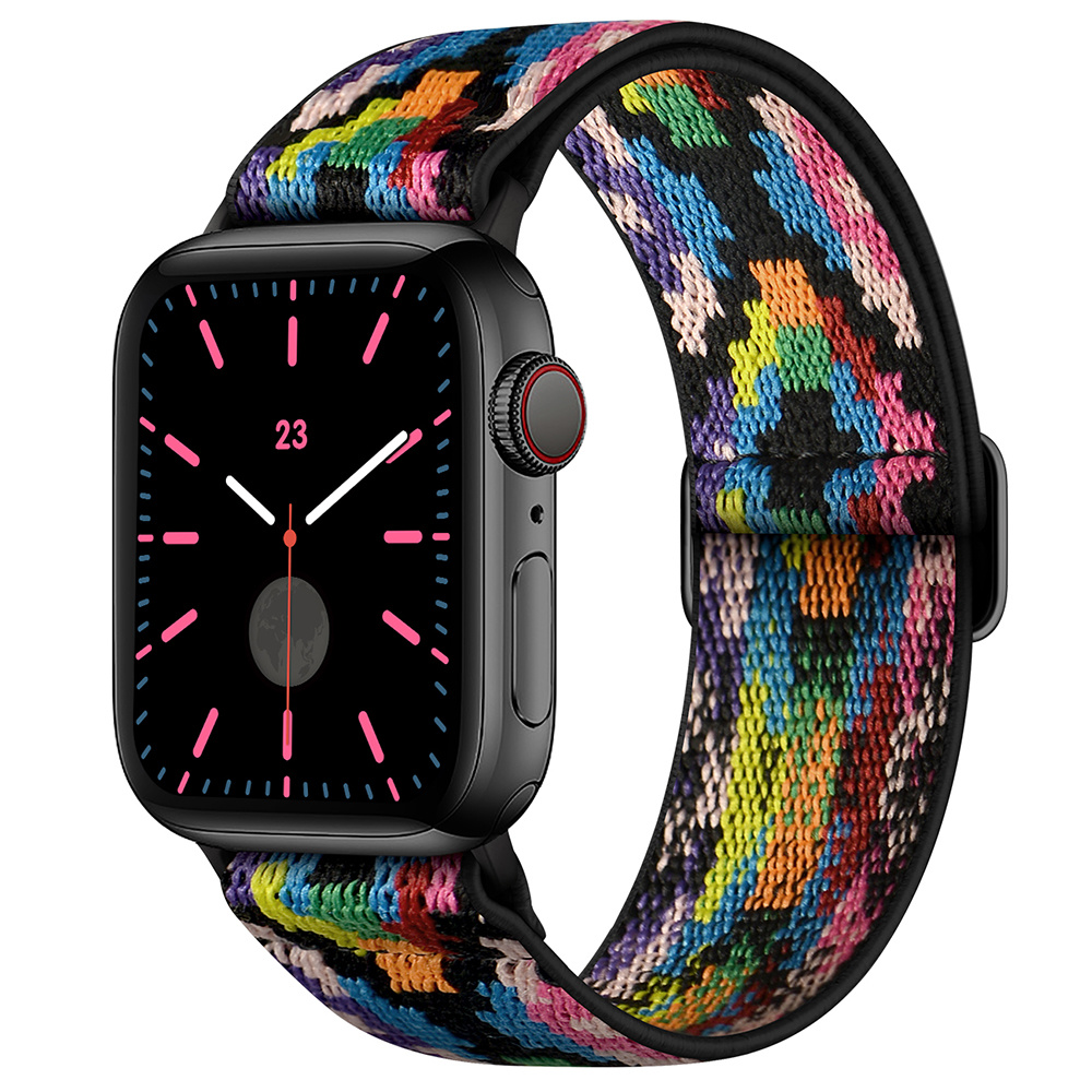 Apple Watch Nylon Stretch Bandje - Multicolour