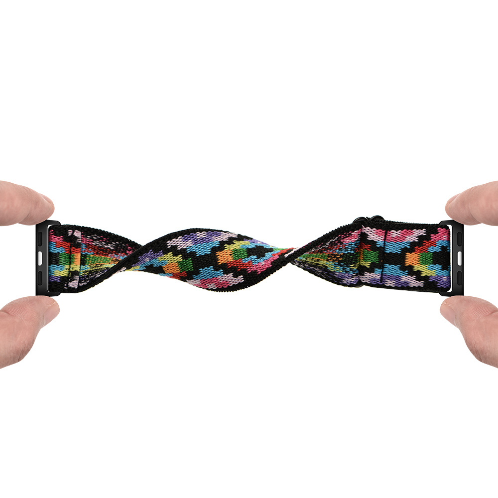 Apple Watch Nylon Stretch Bandje - Multicolour