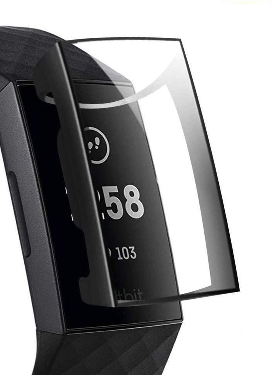 Fitbit Charge 3 / 4 Hoesje - Zwart