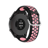 Sport Air bandje 20mm Universeel - Zwart / Roze