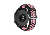 Sport Air Bandje 20mm Universeel - Zwart / Roze