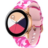 Special Bandje 20mm Universeel - Camouflage Roze