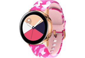 Special Bandje 20mm Universeel - Camouflage Roze