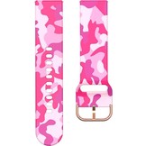 Special Bandje 20mm Universeel - Camouflage Roze