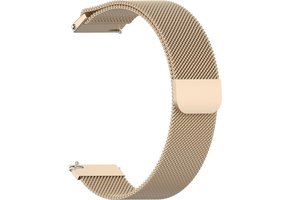 Milanees Bandje 20mm Universeel - Champagne
