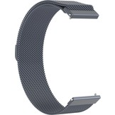 Milanees Bandje 20mm Universeel - Grijs