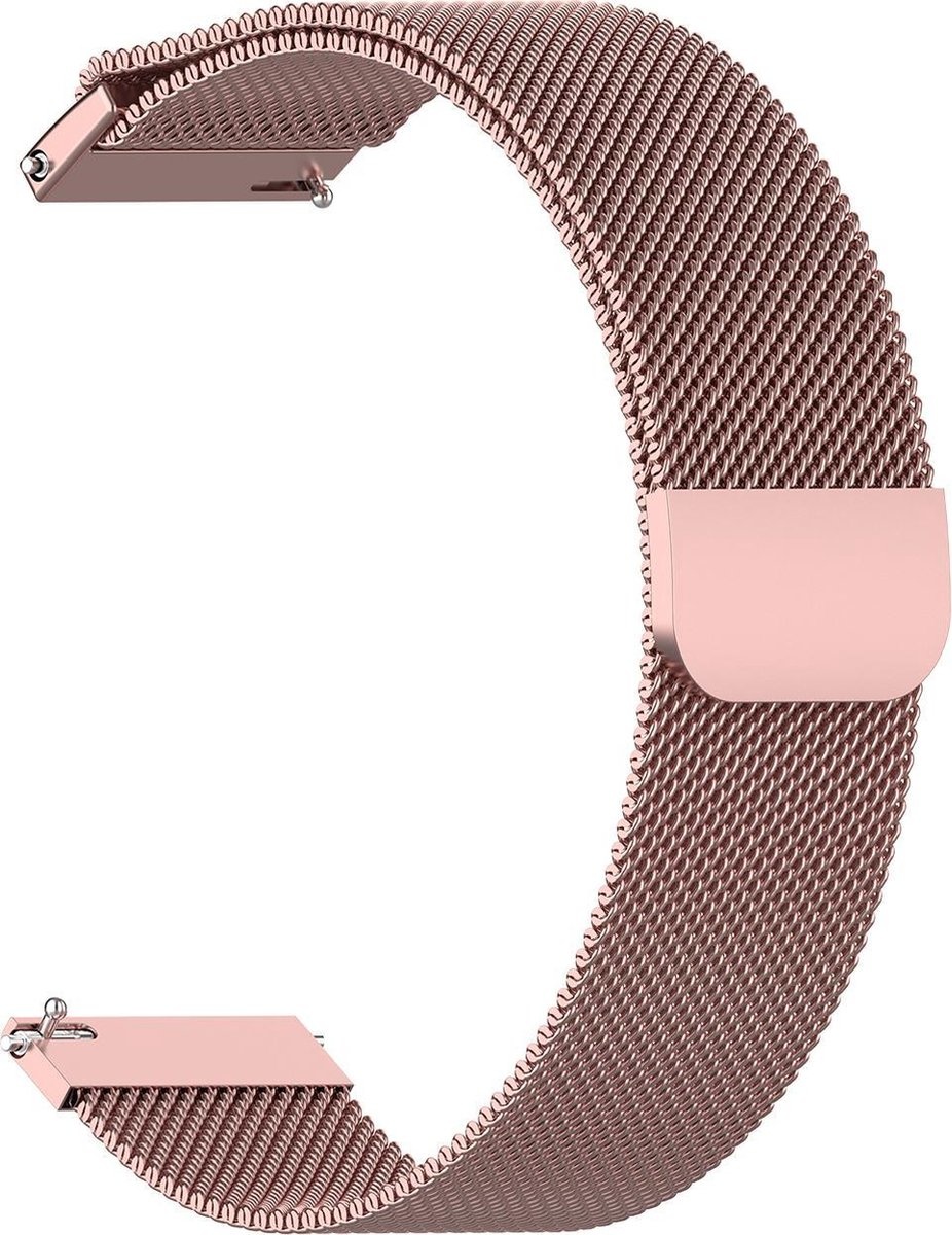 Milanees Bandje 20mm Universeel - Roze