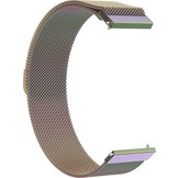 Milanees Bandje 20mm Universeel - Regenboog