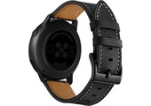Leer Bandje 20mm Universeel - Zwart