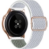Nylon Bandje 20mm Universeel - Wit