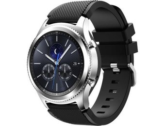 Classic Bandje 22mm Universeel - Zwart