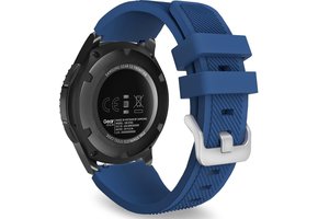 Classic Bandje 22mm Universeel - Donkerblauw