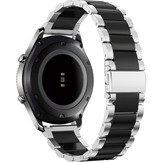 Schakel Bandje 22mm Universeel - Zwart Zilver