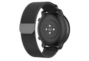 Milanees Bandje 22mm Universeel - Zwart