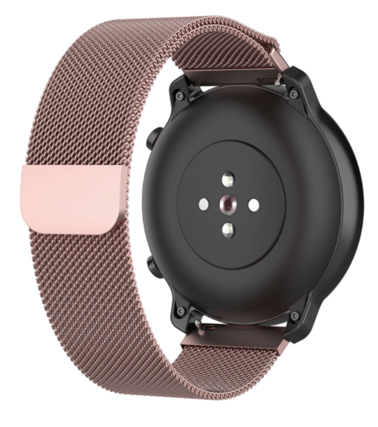 Milanees Bandje 22mm Universeel - Roze