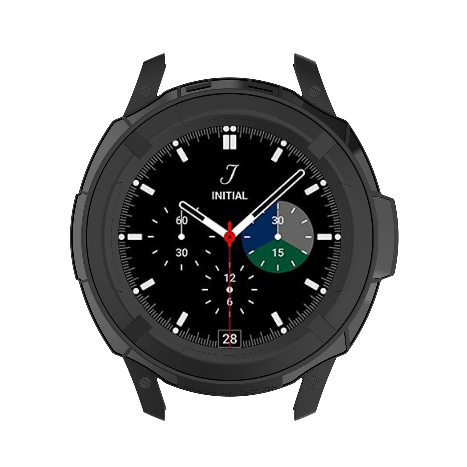 Samsung Galaxy Watch 4 42mm Armor Bumper - Zwart