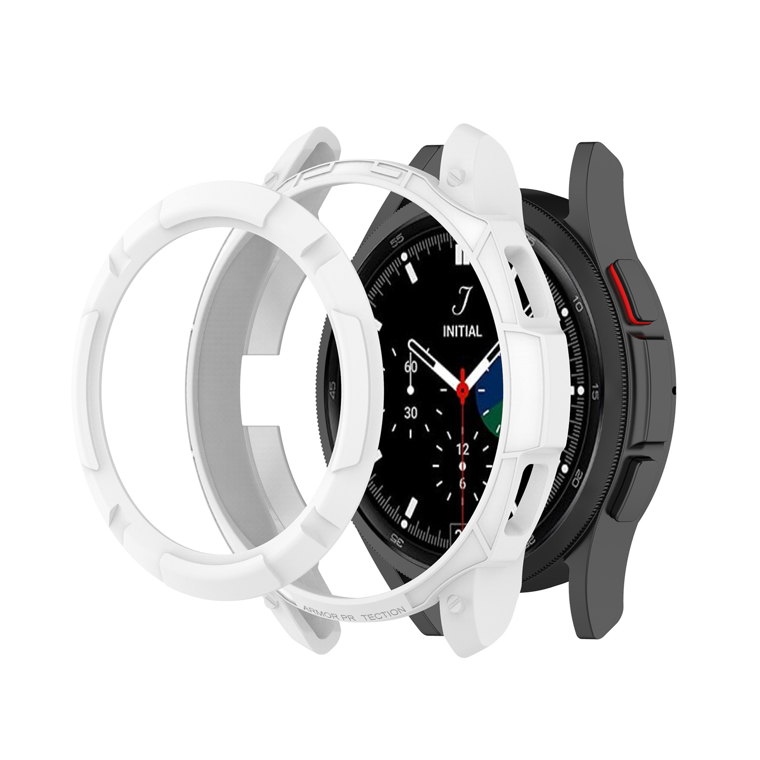 Samsung Galaxy Watch 4 46mm Armor Bumper - Wit