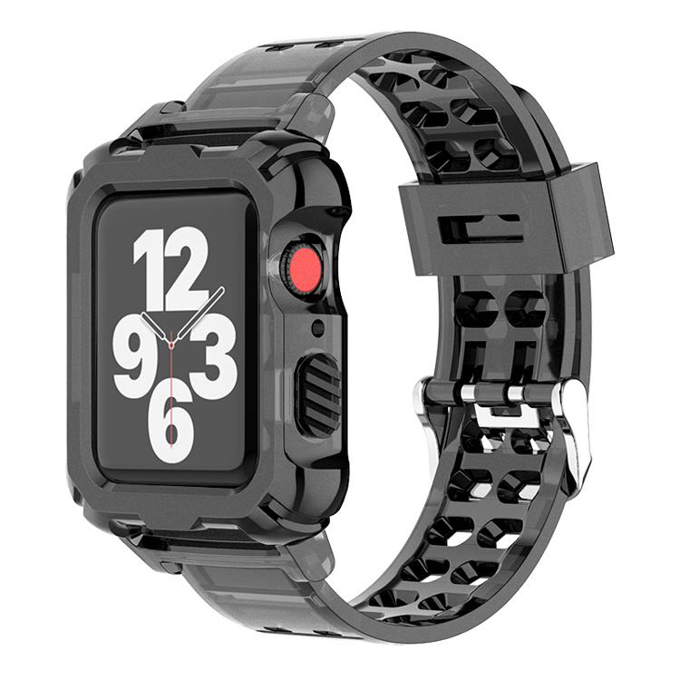 Apple Watch Crystal Rugged Bandje - Zwart