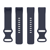 Fitbit Charge 5 Classic Bandje -Donkerblauw