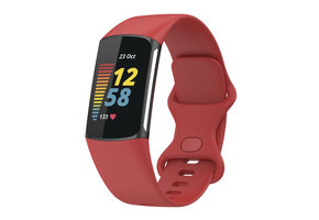 Fitbit Charge 5 Classic Bandje - Rood