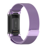 Fitbit Charge 5 Milanees Bandje - Paars