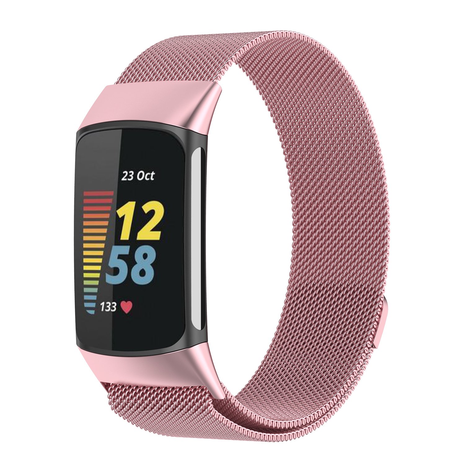 Wetenschap twintig serie Fitbit Charge 5 Milanees Bandje Roze | Alle soorten bandjes