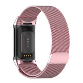 Fitbit Charge 5 Milanees Bandje - Roze