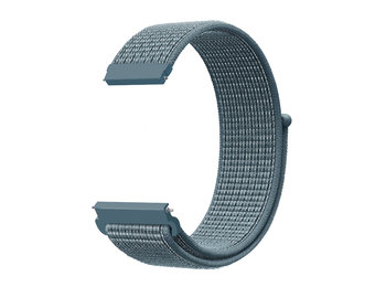 Nylon Velcro Bandje 20mm Universeel - Leisteen