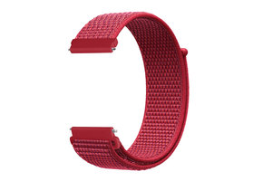 Nylon Velcro Bandje 20mm Universeel - Rood