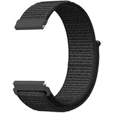Nylon Velcro Bandje 20mm Universeel - Zwart