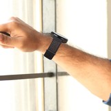 Nylon Velcro Bandje 20mm Universeel - Zwart