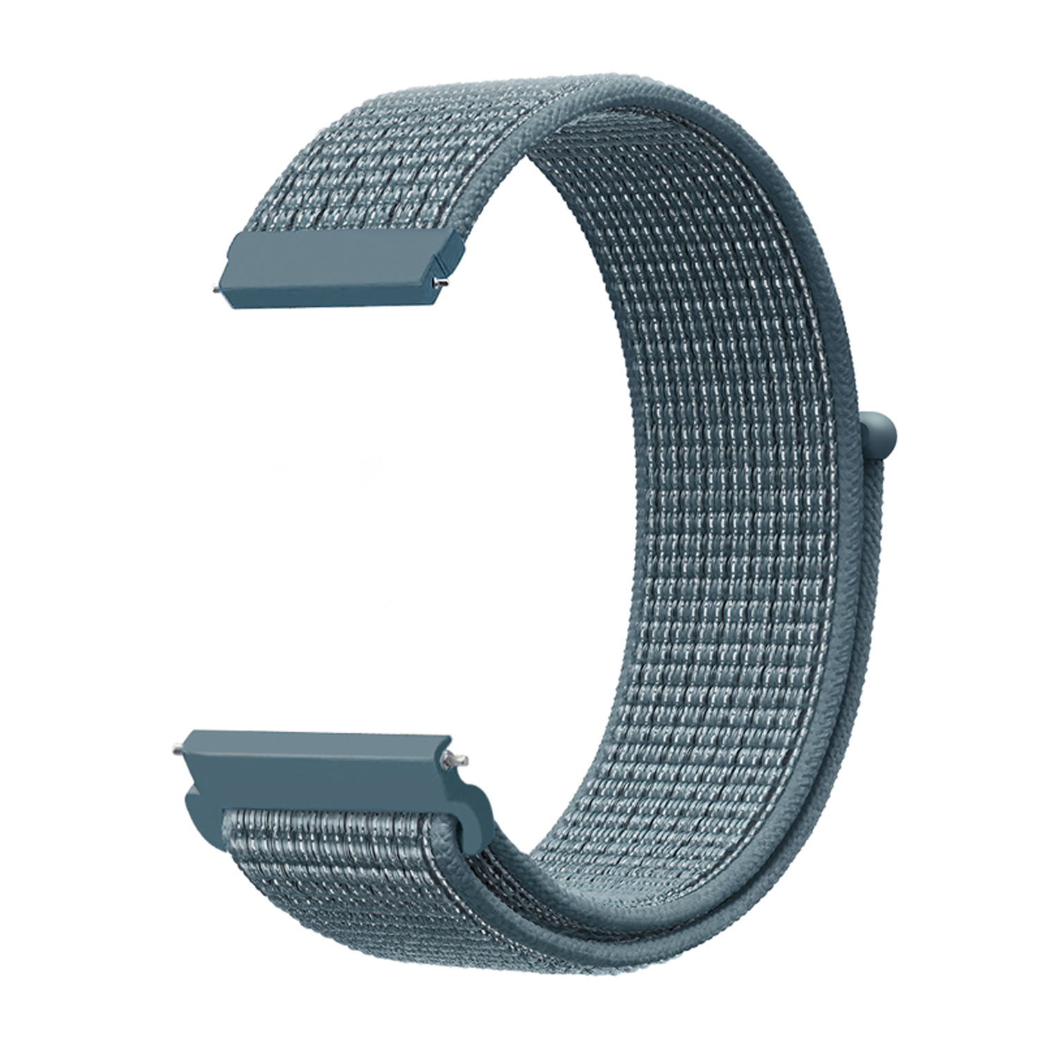 Nylon Velcro Bandje 22mm Universeel - Leisteen