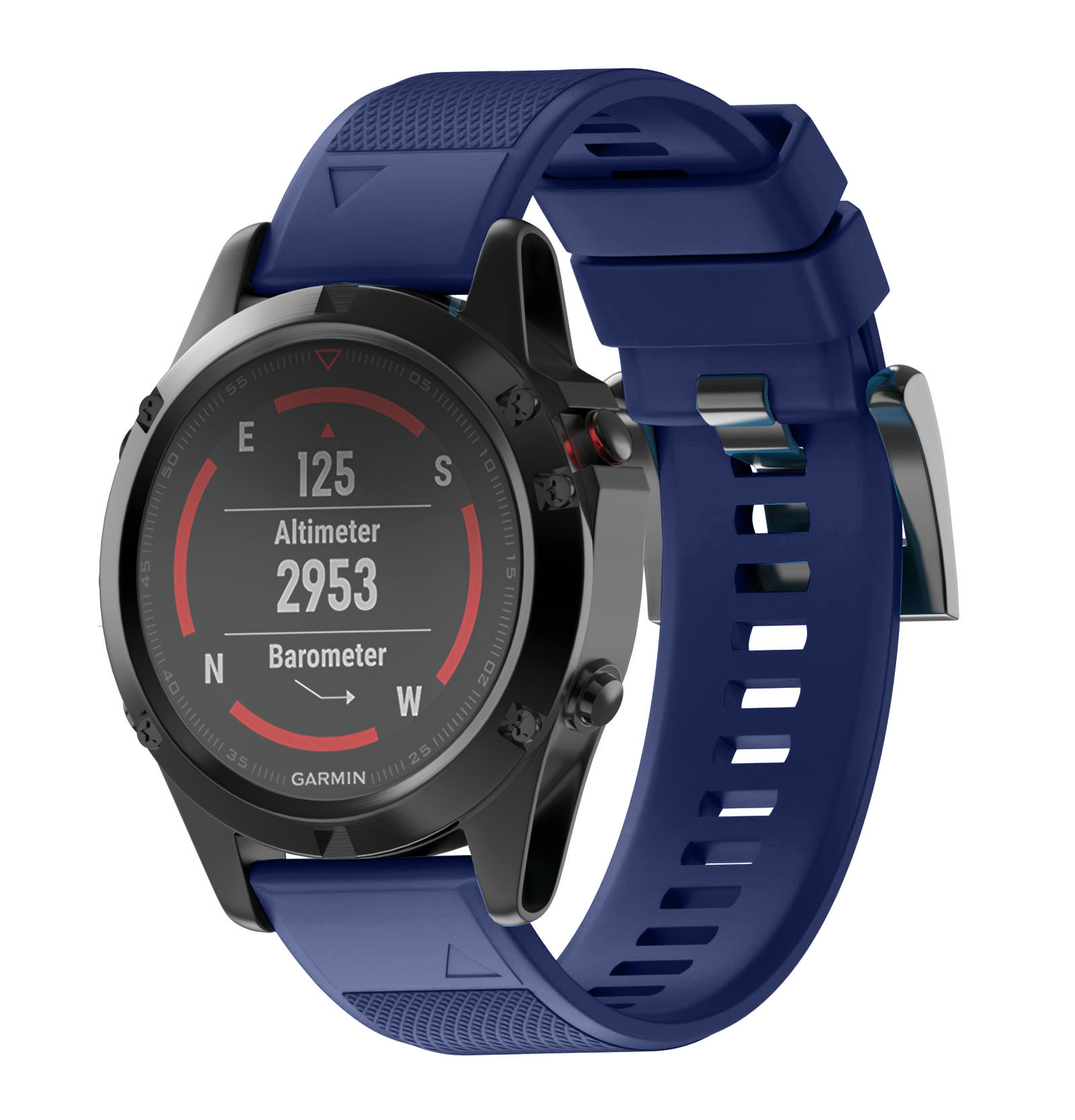 Garmin Fenix 7/6/5 Classic Bandje - Donkerblauw