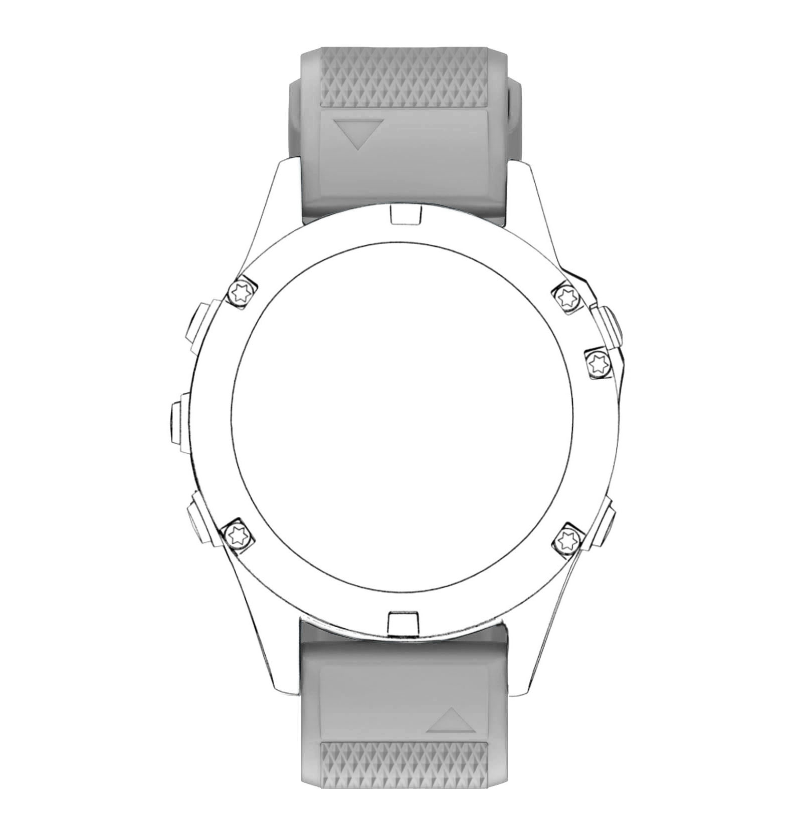 Garmin Fenix 7/6/5 Classic Bandje - Grijs