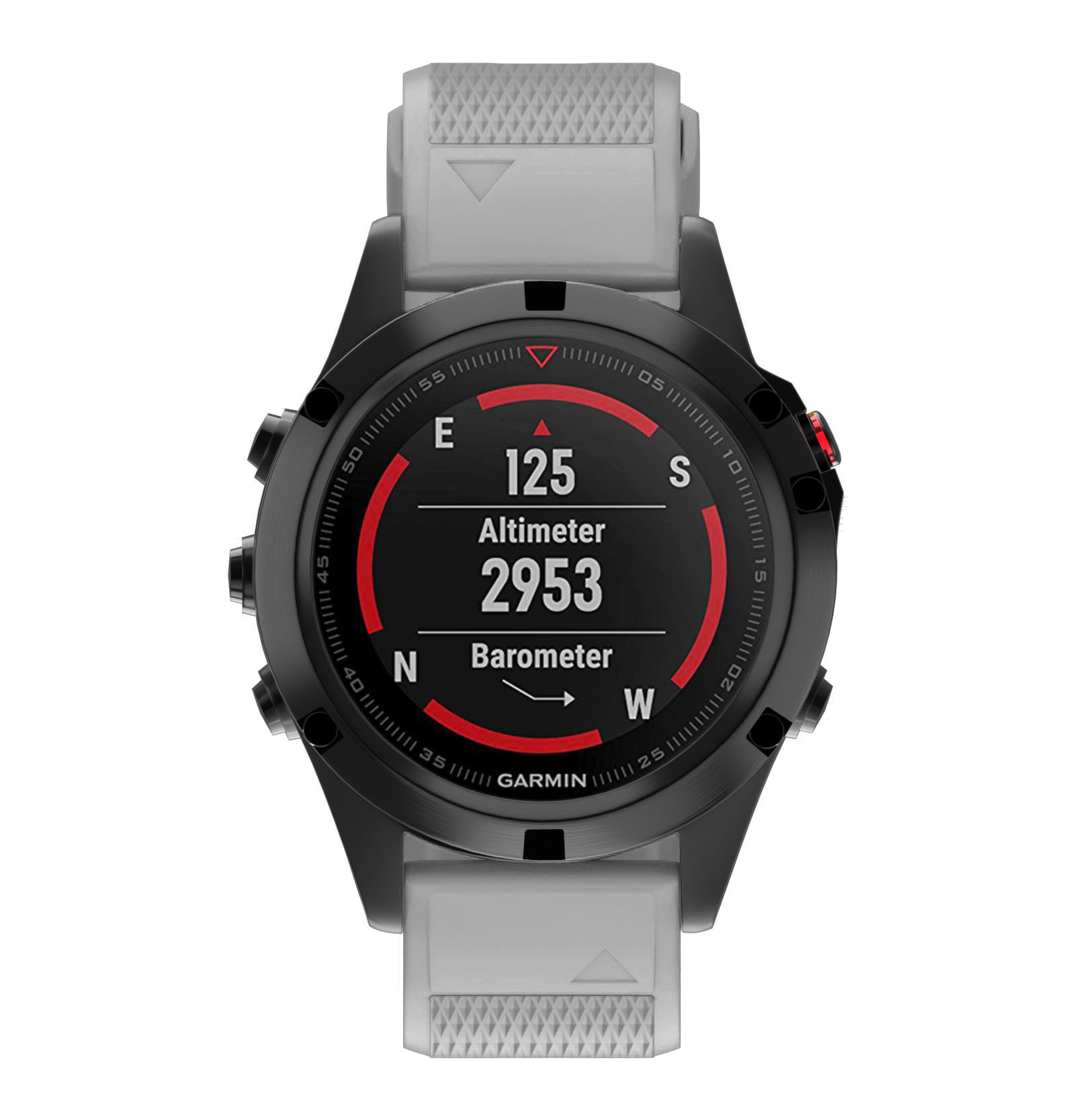 Garmin Fenix 7/6/5 Classic Bandje - Grijs