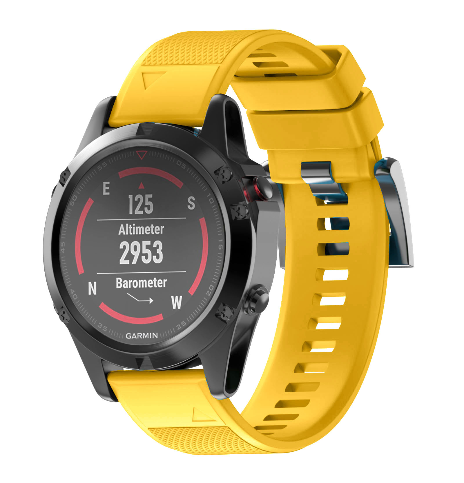 Garmin Fenix 7/6/5 Classic Bandje - Geel