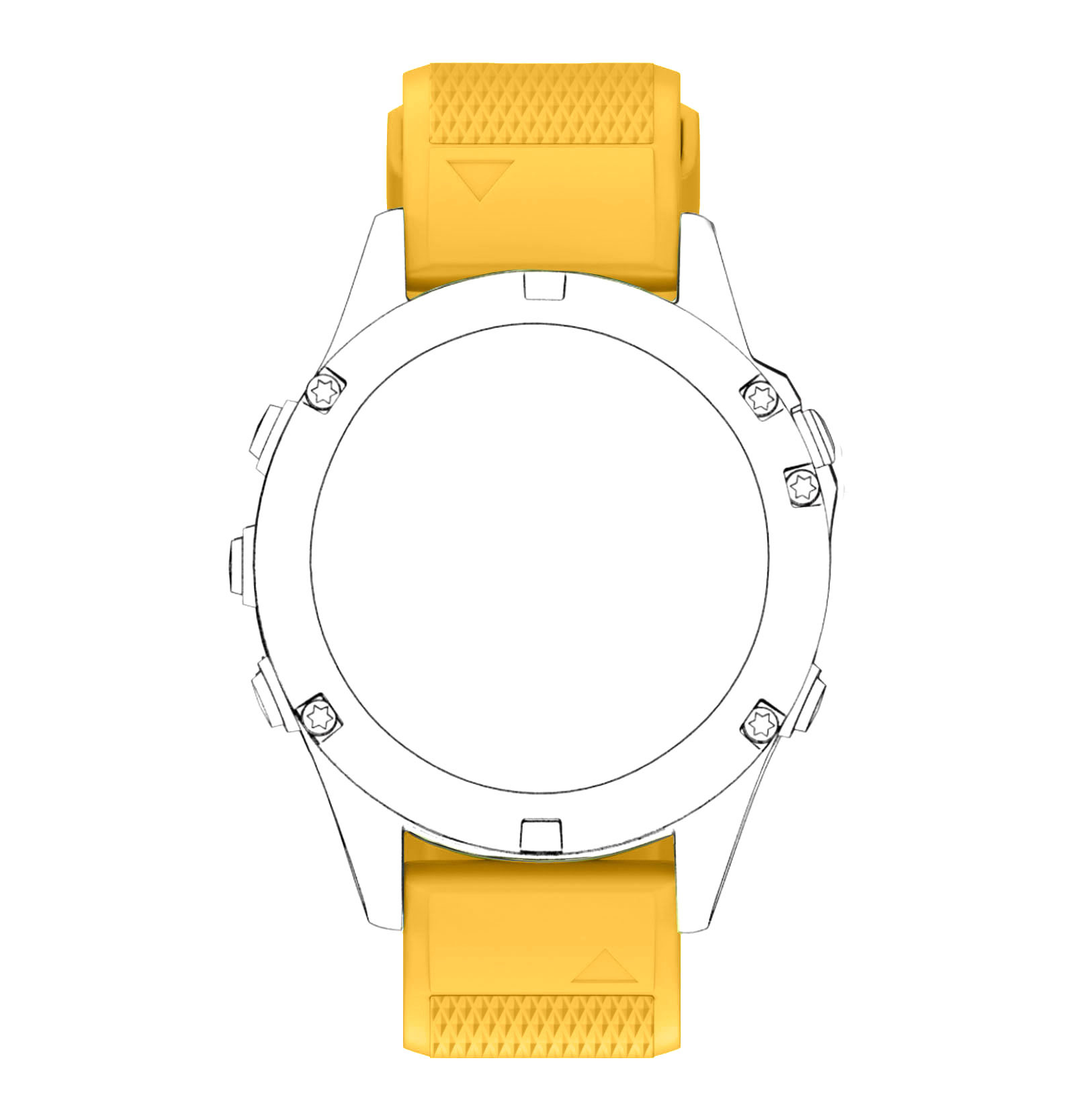 Garmin Fenix 7/6/5 Classic Bandje - Geel