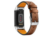 Fitbit Charge 5 Leer Bandje - Bruin