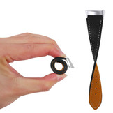 Fitbit Charge 5 Leer Bandje - Zwart